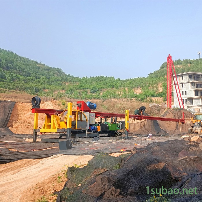 步履式液压长螺旋钻孔机 抗浮锚杆支护钻机 15米油缸加压长螺旋图8