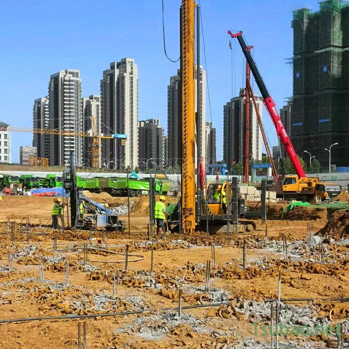 步履式液压长螺旋钻孔机 抗浮锚杆支护钻机 15米油缸加压长螺旋图2