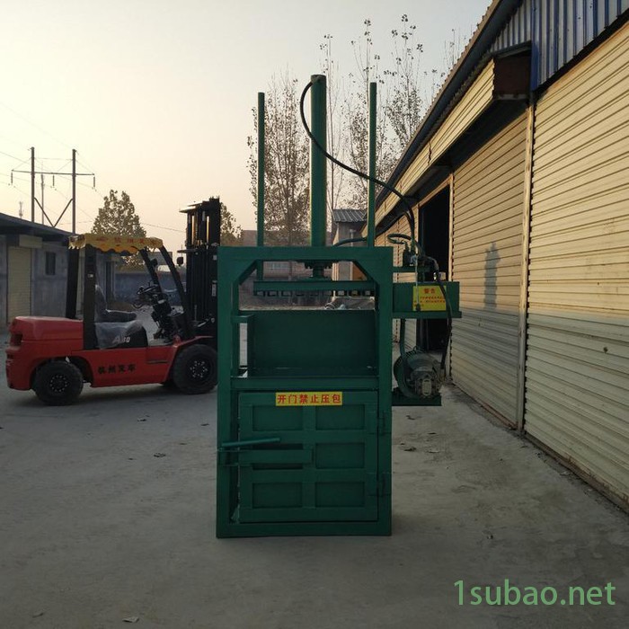 废旧金属棉花打包机 启航自动加压式废纸打包机 山东小型秸秆液压打包机图4
