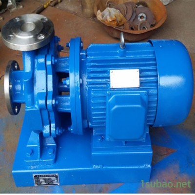 卧式管道泵 ISW单级单吸离心泵 耐腐蚀管道加压泵 离心式清水泵