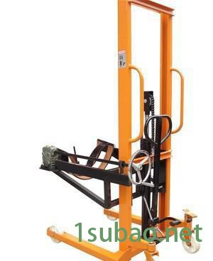 佛山油桶翻转倒料车 油桶升高车 广东卡抱式油桶搬运车价格图6