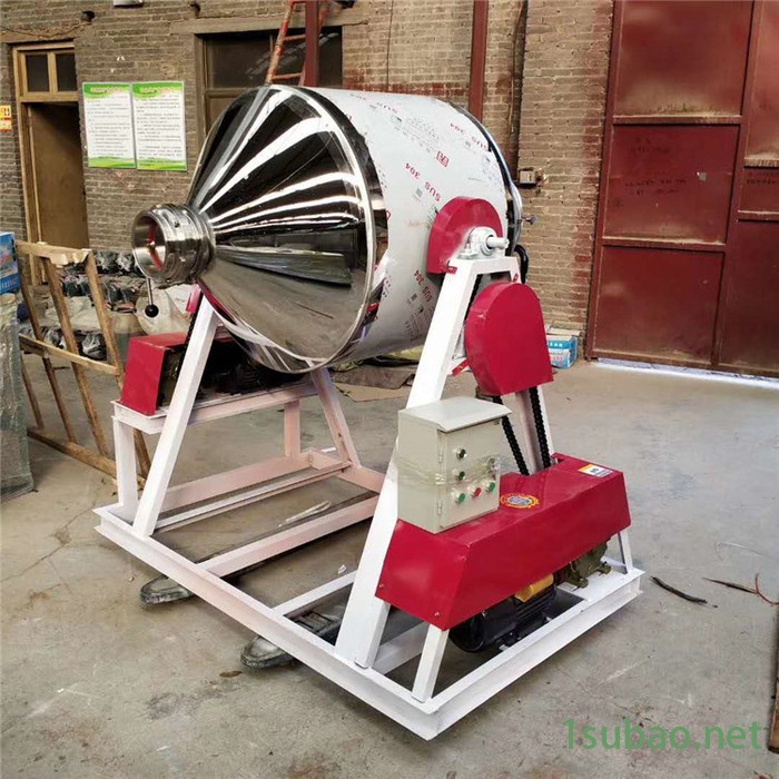 工业化工原料搅拌机 不锈钢粉末混料机 翻转鼓式添加剂混合机图2