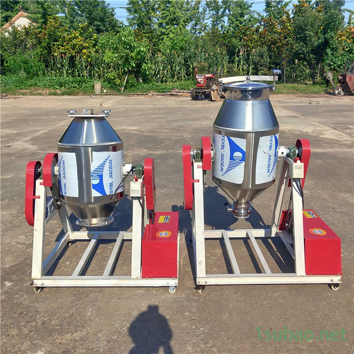 工业化工原料搅拌机 不锈钢粉末混料机 翻转鼓式添加剂混合机图6