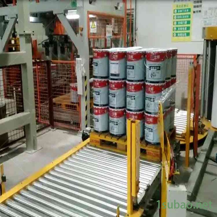 翻转包装线 连线式缠绕包装系统 配合码垛机  码垛机器人 输送线  包装线 山东大宏 欢迎咨询图7
