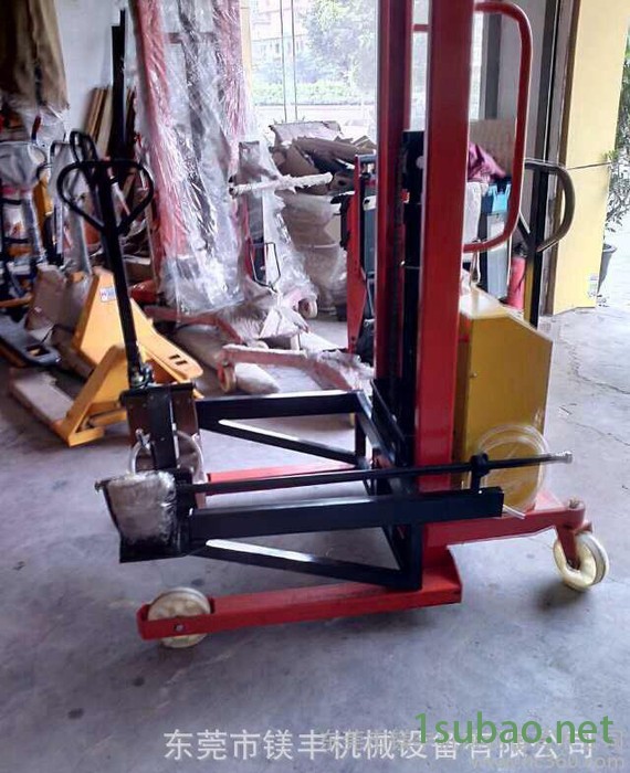 电动可倾式油桶装卸车 电子秤电动油桶倾倒机  多功能油桶翻转车图2