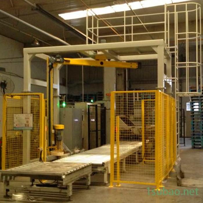 全自动摇臂式缠绕包装机 支持定制摇臂式缠绕包装机 可翻转流水线 蓝泰欢迎您的电话咨询图5