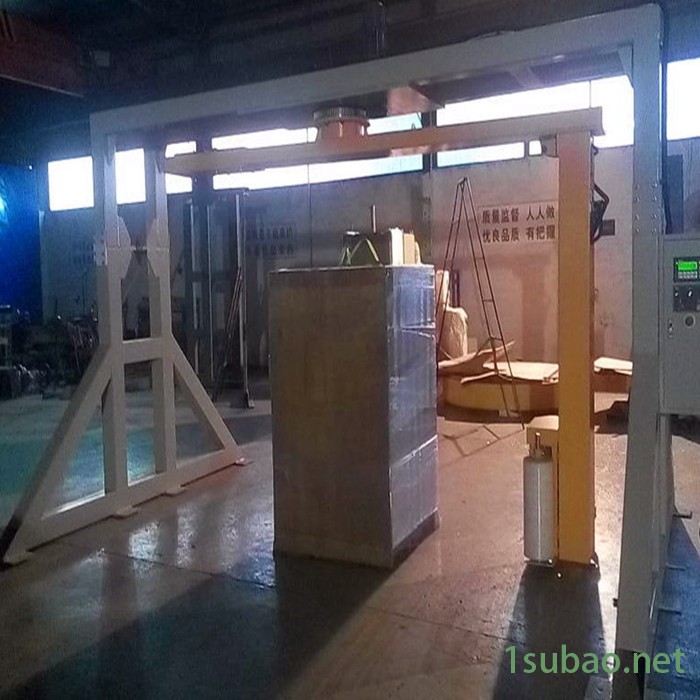 全自动摇臂式缠绕包装机 支持定制摇臂式缠绕包装机 可翻转流水线 蓝泰欢迎您的电话咨询图7