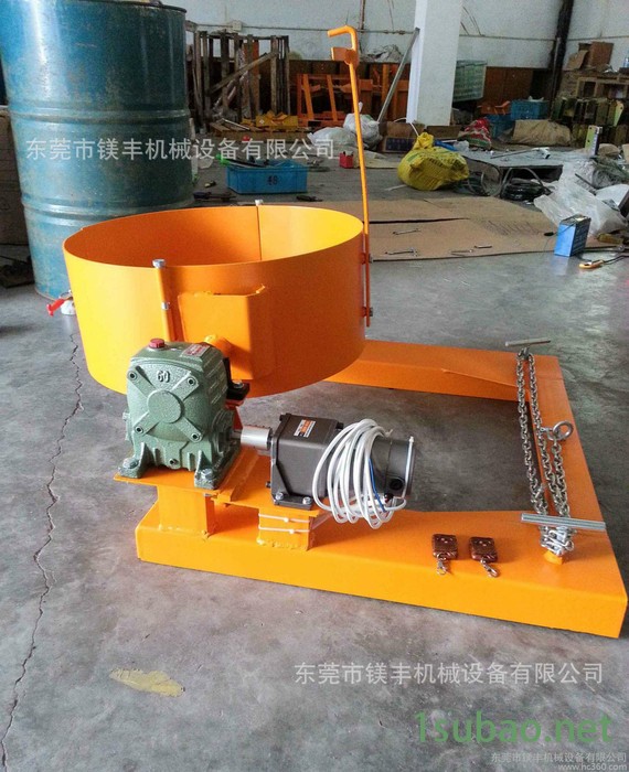 抱箍式电动倒桶机具 叉车专用倒桶夹具 360°油桶翻转器图3