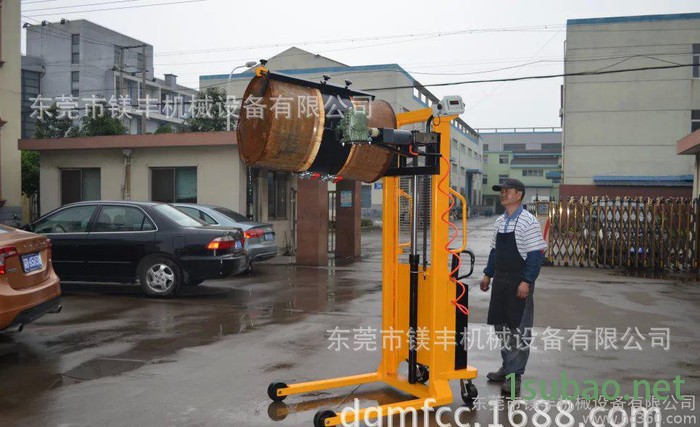 电子秤油桶搬运车 手动升降翻转油桶车带电子显示 带秤式油桶车图2