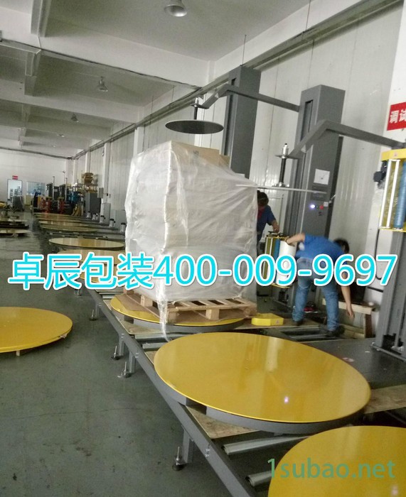 北京缠绕机 加压预拉式缠绕机 托盘缠绕机 托盘打包机 卓辰缠图3