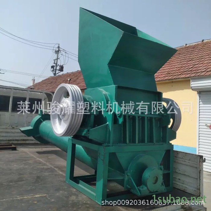 骏耀机械 废旧塑料再生破碎机 塑料粉碎机 强力粉碎机 洗料筒 **  定制塑料机械图2