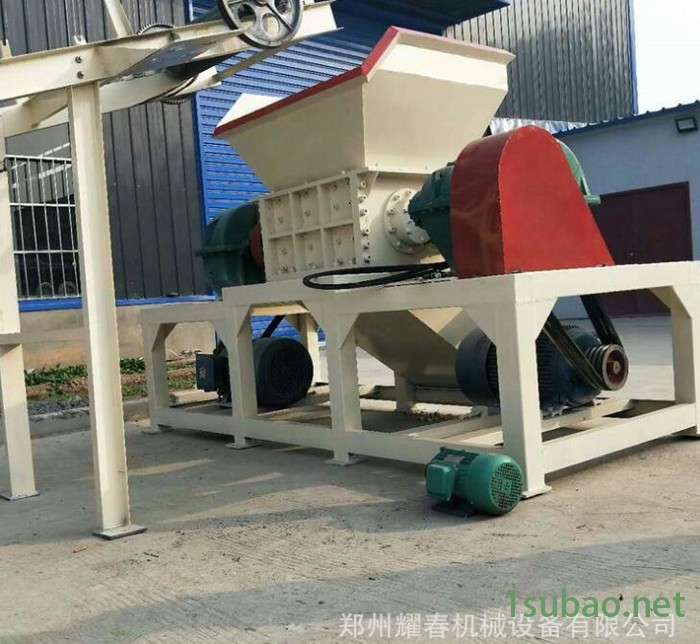 耀春机械**YC-600废旧金属撕碎机 塑料边角料双轴 废钢铁破碎机 塑料破碎机 木材破碎机图3