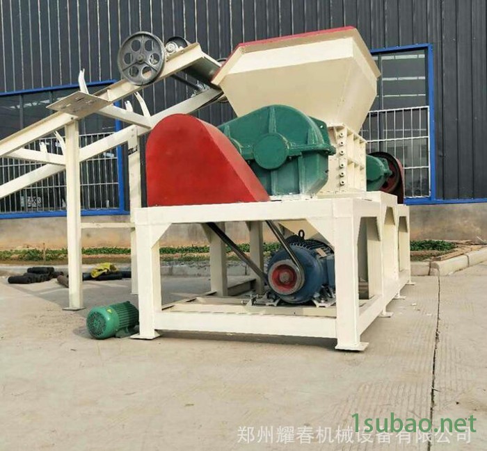 耀春机械**YC-600废旧金属撕碎机 塑料边角料双轴 废钢铁破碎机 塑料破碎机 木材破碎机图4