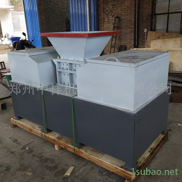 油漆桶双轴破碎机 小型多功能木材撕碎机 废旧塑料瓶回收破碎机图3