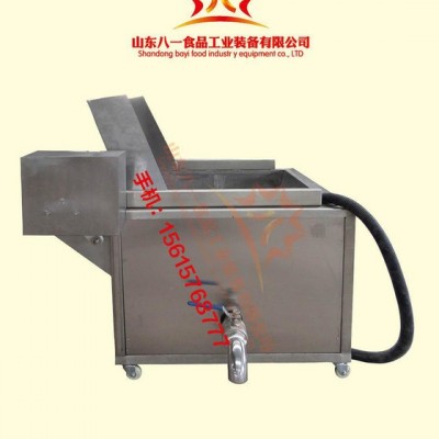 全不锈钢材料  采用油水混合系统翻转式电加热油炸单机