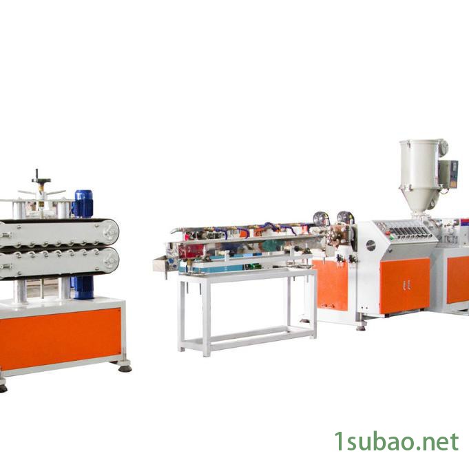 三色螺旋饮料吸管糖棒棉签棒pp、pe、PVC塑料管材设备挤出机图3