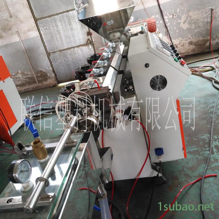 三色螺旋饮料吸管糖棒棉签棒pp、pe、PVC塑料管材设备挤出机图5