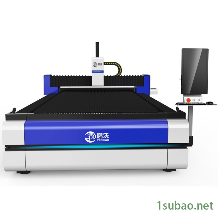 山东鹏沃厂家供应武强县PW-G2040F-B-2000W光纤激光切割机 等离子切割机图2