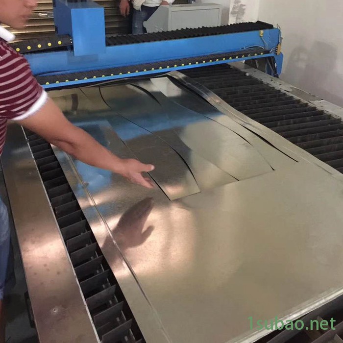 弘中数控HZ-1540 防腐保温铝板切割机 通风管道数控等离子切割机 **终生质保图2