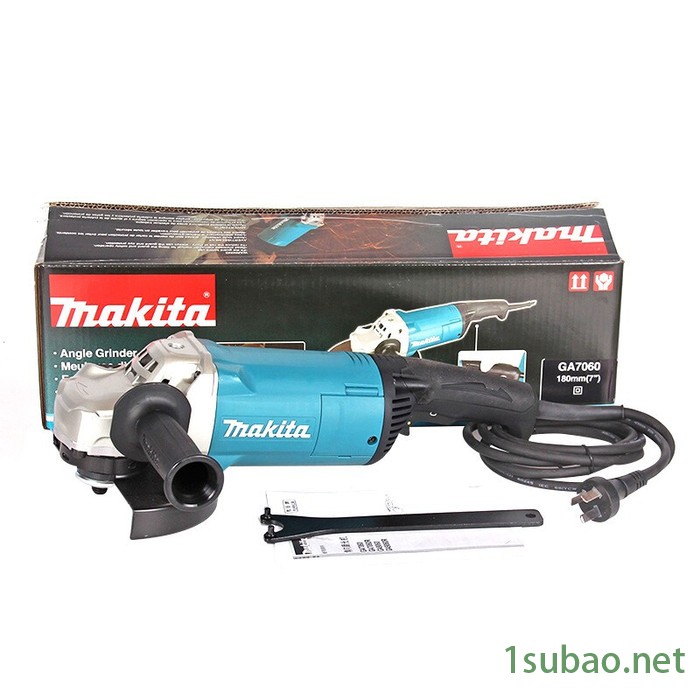 makita牧田角磨机 GA7060手磨机 180mm磨片多功能抛光切割机 打磨机 多功能抛光切割机 打磨机图3
