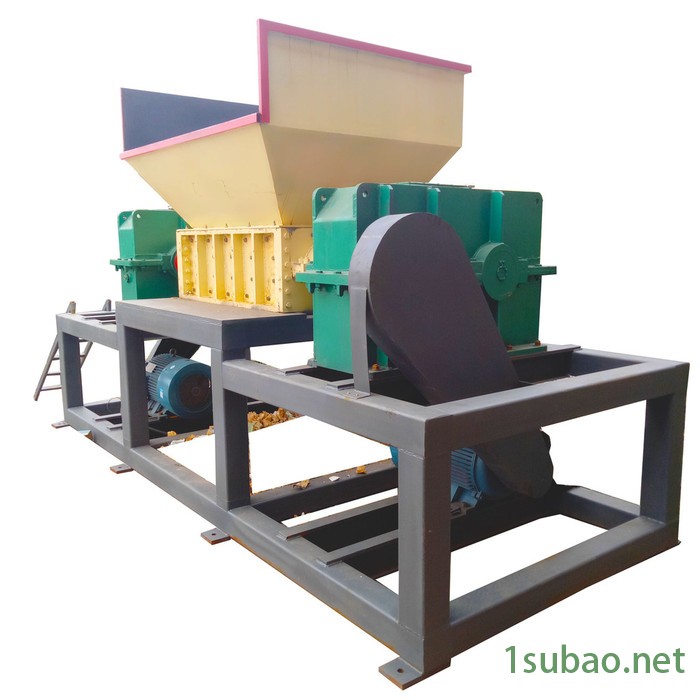 仁之泰600 金属撕碎机双轴撕碎机大型机头料单轴撕碎机小型废旧衣服薄膜破碎机布料塑料橡胶粉碎机图5