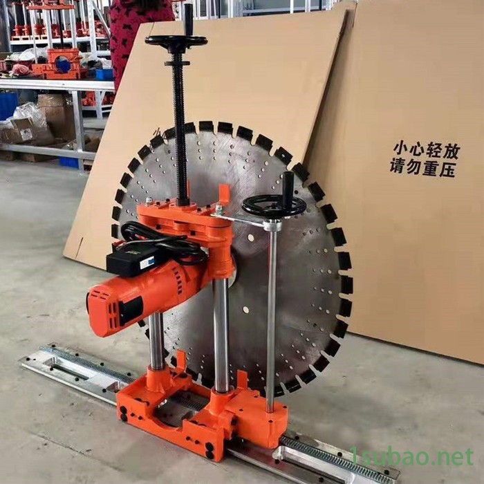 切墙机 可移动墙壁切割机 电动轨道式混凝土墙面墙体切割机省时省力哦图4