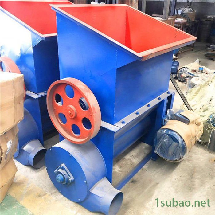 富德泡沫热熔块破碎出坨机塑料颗粒造粒机再生泡沫出坨机废旧泡沫化饼机立式双轴泡沫化坨机图6