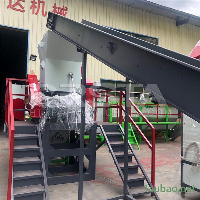 医院未被污染一次性输液袋破碎清洗机，HDPE废塑料输液袋再生处置机图5
