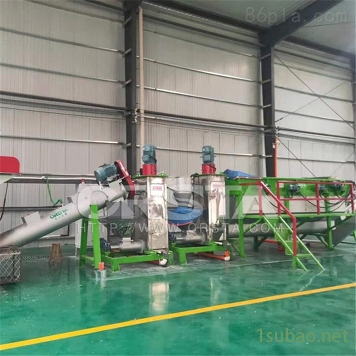 医院未被污染一次性输液袋破碎清洗机，HDPE废塑料输液袋再生处置机图3