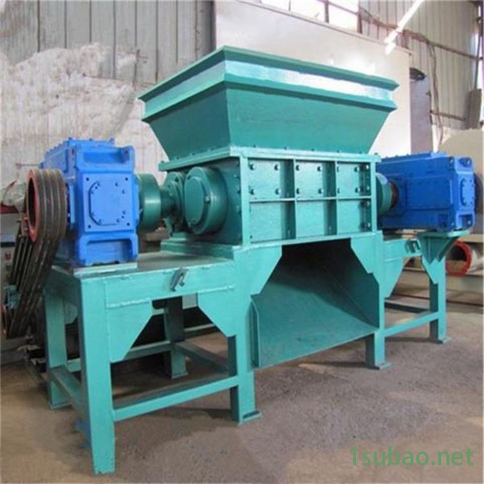 小型撕碎机 单双轴生活餐厨垃圾破碎机橡胶废铁塑料木材粉碎机图4