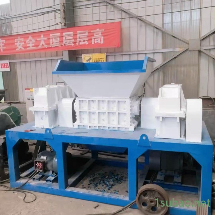 双轴撕碎机 生活垃圾破碎机 金属制品塑料轮胎粉碎机撕裂机图5