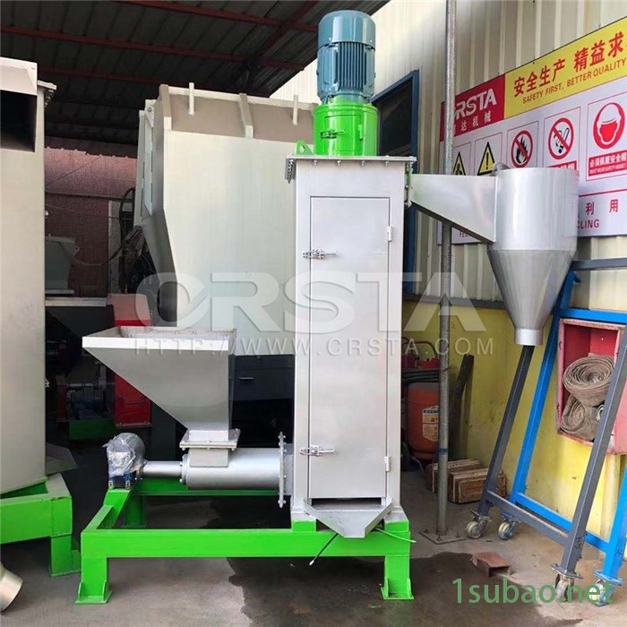 泰州医废塑料点滴瓶破碎清洗机，PP一次性点滴瓶再生清洗分离机图5