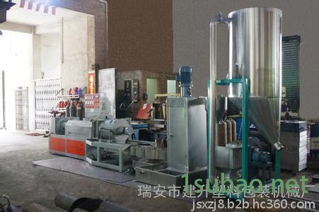 PE薄膜造粒机，再生塑料颗粒机，编织袋造粒机，水环切粒造粒机 棚膜尼龙膜造粒机组图2