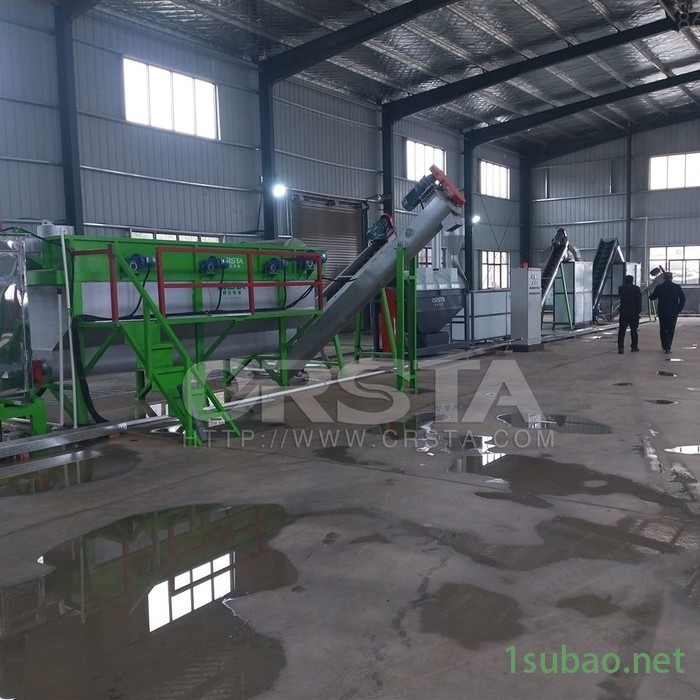 柯达机械PC废料处置头盔破碎清洗机，头盔壳塑料清洗去镀再生机图4