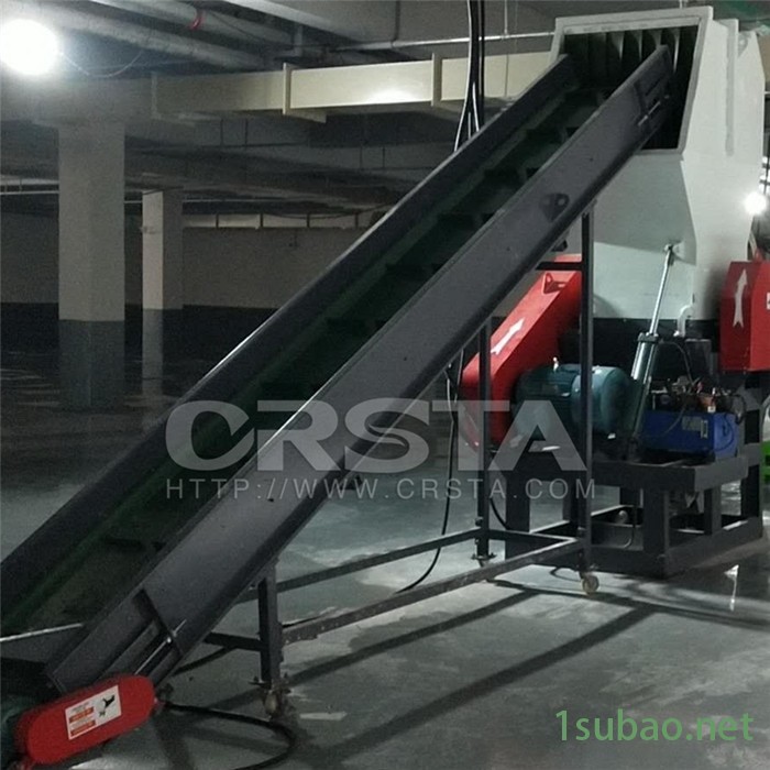 广州固废料HDPE化工桶破碎清洗机，塑料垃圾化工桶处置清洗再生机图4