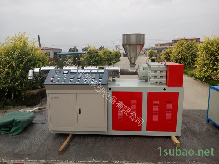 伟源  80型塑胶挤出机 塑料装饰条挤出机价格 再生塑料挤出机 尼龙塑料挤出机厂家图3