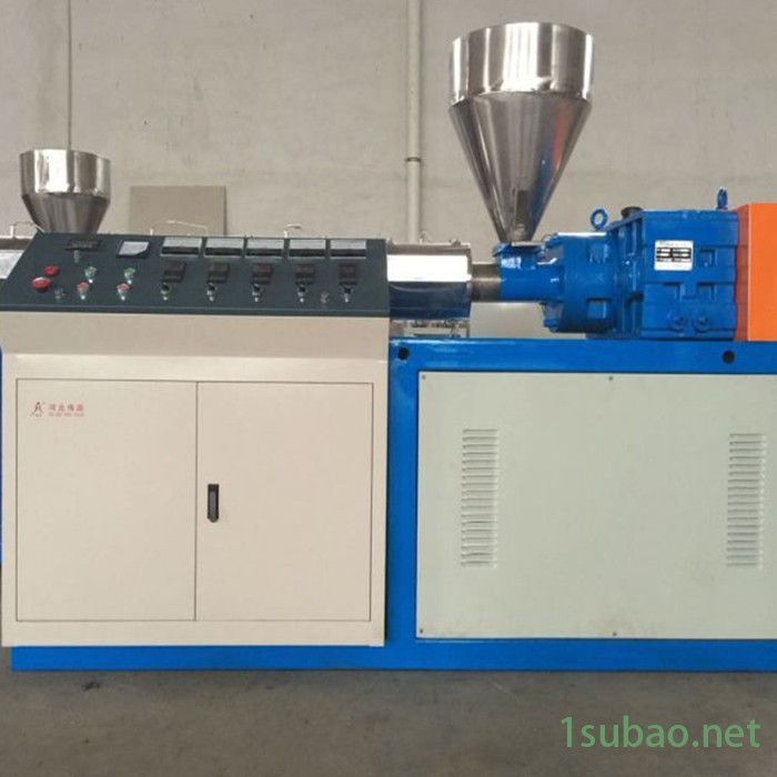 伟源  80型塑胶挤出机 塑料装饰条挤出机价格 再生塑料挤出机 尼龙塑料挤出机厂家图5