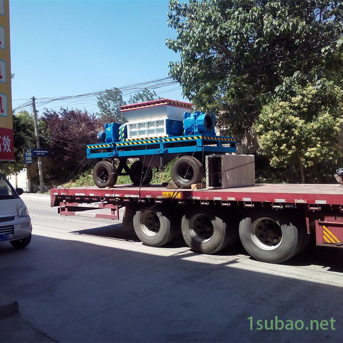 大型金属破碎机废旧塑料粉碎机小型双轴多功能废铁吨包袋撕碎机图4