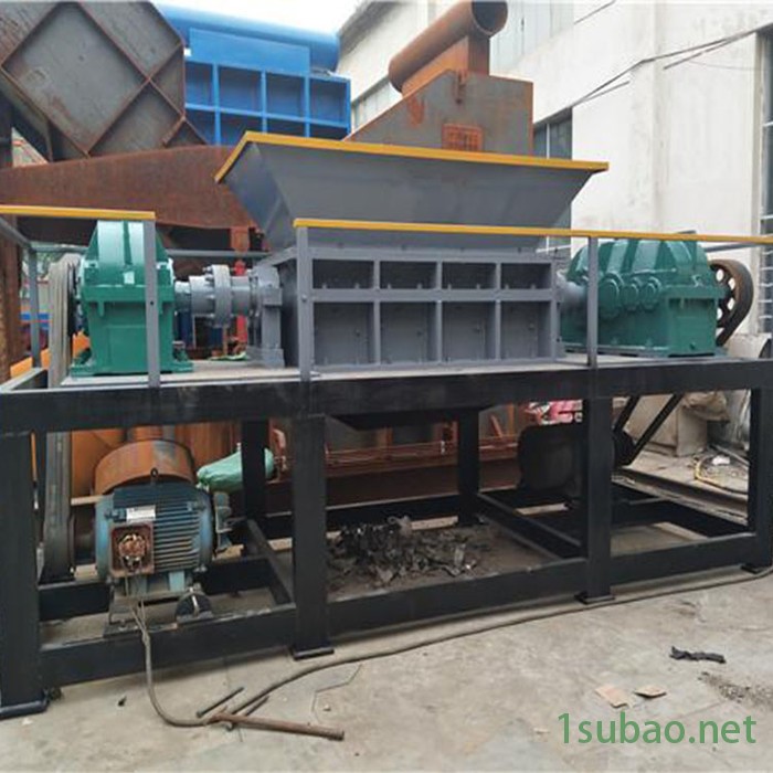 大型金属破碎机废旧塑料粉碎机小型双轴多功能废铁吨包袋撕碎机图5