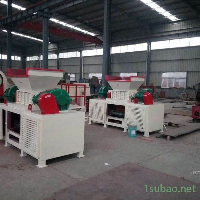 大型金属破碎机废旧塑料粉碎机小型双轴多功能废铁吨包袋撕碎机图6