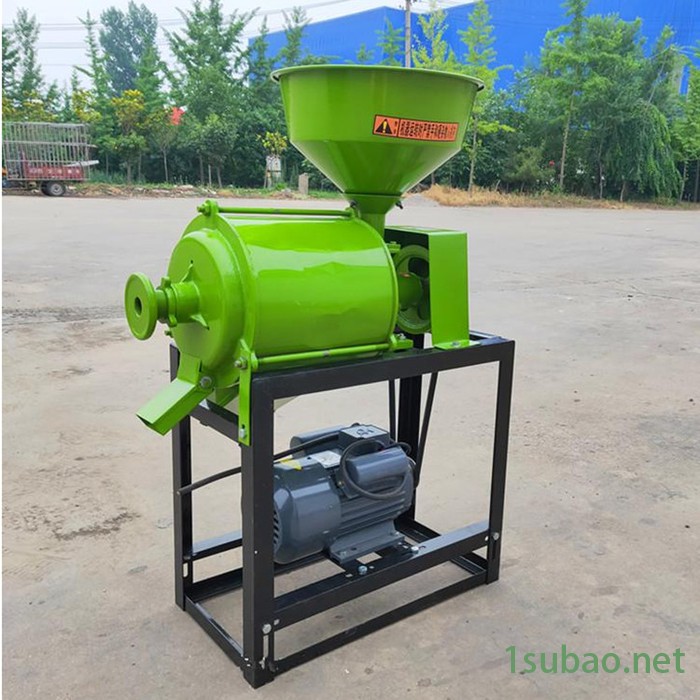 新型杂粮商用粉碎机 180小麦荞麦去皮打面机 23加宽塑料粉碎机图5