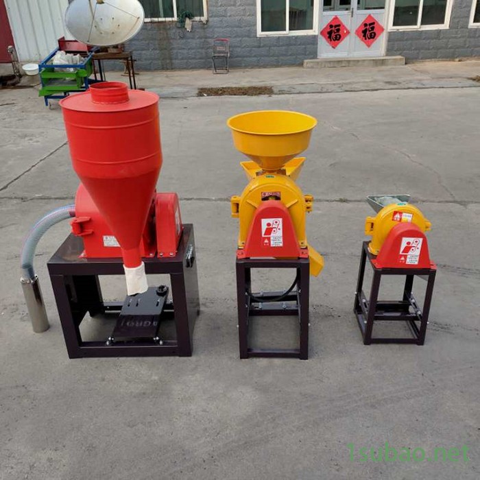 新型杂粮商用粉碎机 180小麦荞麦去皮打面机 23加宽塑料粉碎机图8