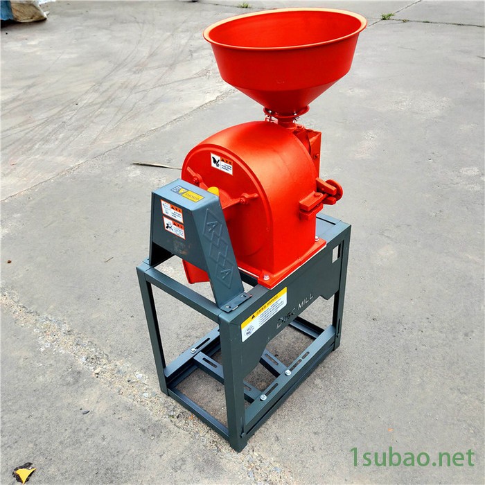 新型杂粮商用粉碎机 180小麦荞麦去皮打面机 23加宽塑料粉碎机图6