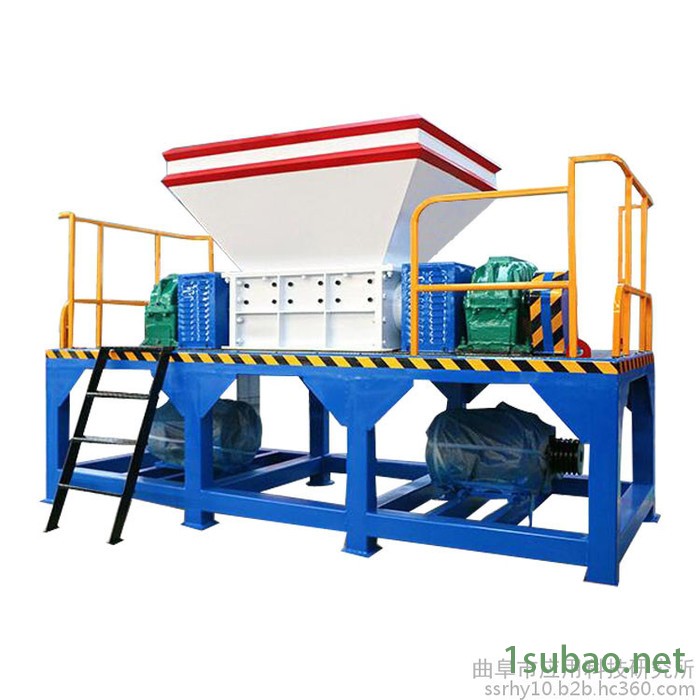 辊切式粉碎机塑料桶粉碎双轴撕碎机 生产厂家图4