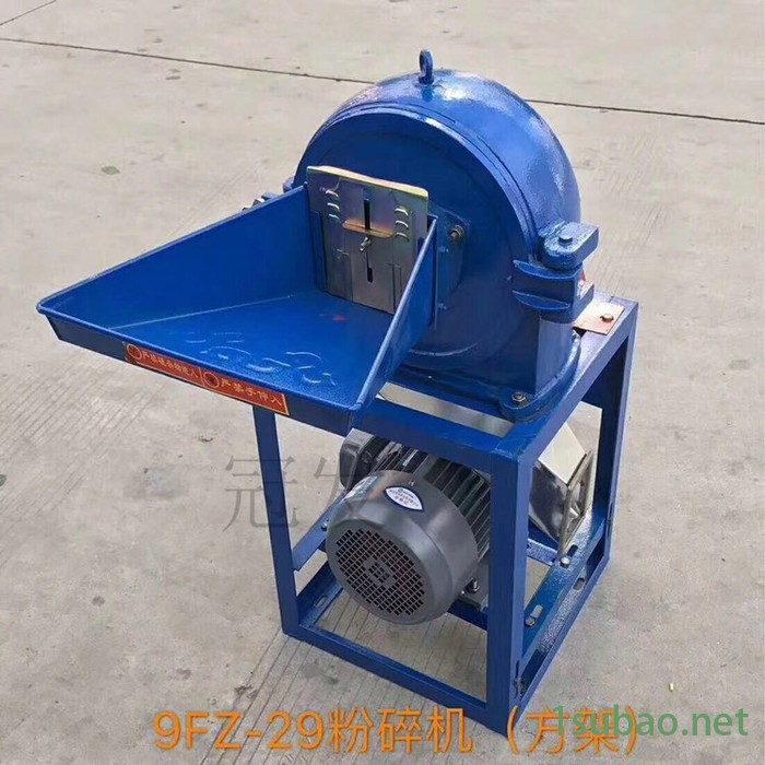 冠发粮食中药粉碎机 新型磨面机 齿槽强力磨面粉机图6