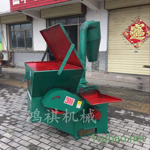 自动进料秸秆粉碎机 两相电铡草粉碎机 小型强力粉碎机图4