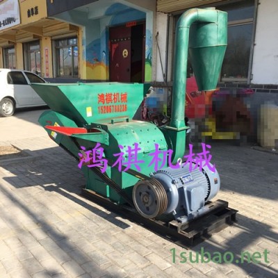 自動進料秸稈粉碎機 兩相電鍘草粉碎機 小型強力粉碎機