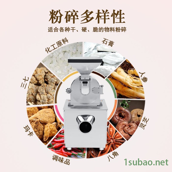 风冷黑胡椒粉碎机 塑料胶打粉机优点介绍图2
