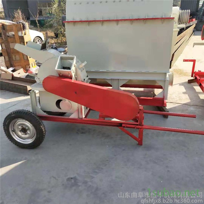 恒丰 可移动园林树枝粉碎机 饲料秸秆粉碎机 塑料粉碎机图2