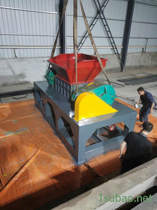 大型金属撕碎机煤渣粉碎机单轴塑料撕碎机废钢撕碎机图6